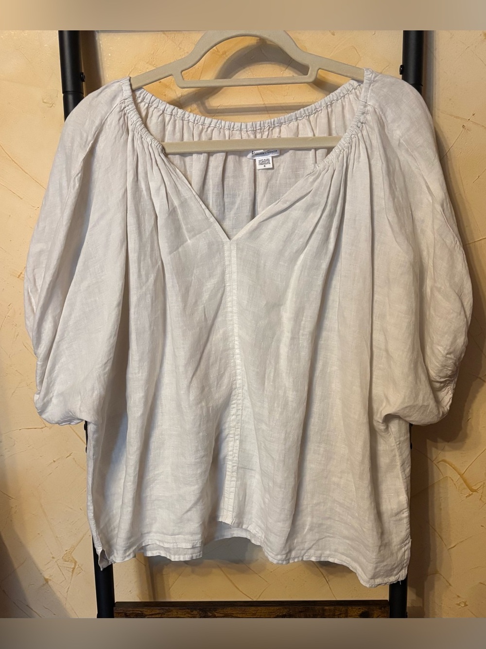 Velvet by Graham and Spencer Top Size S 100% Linen